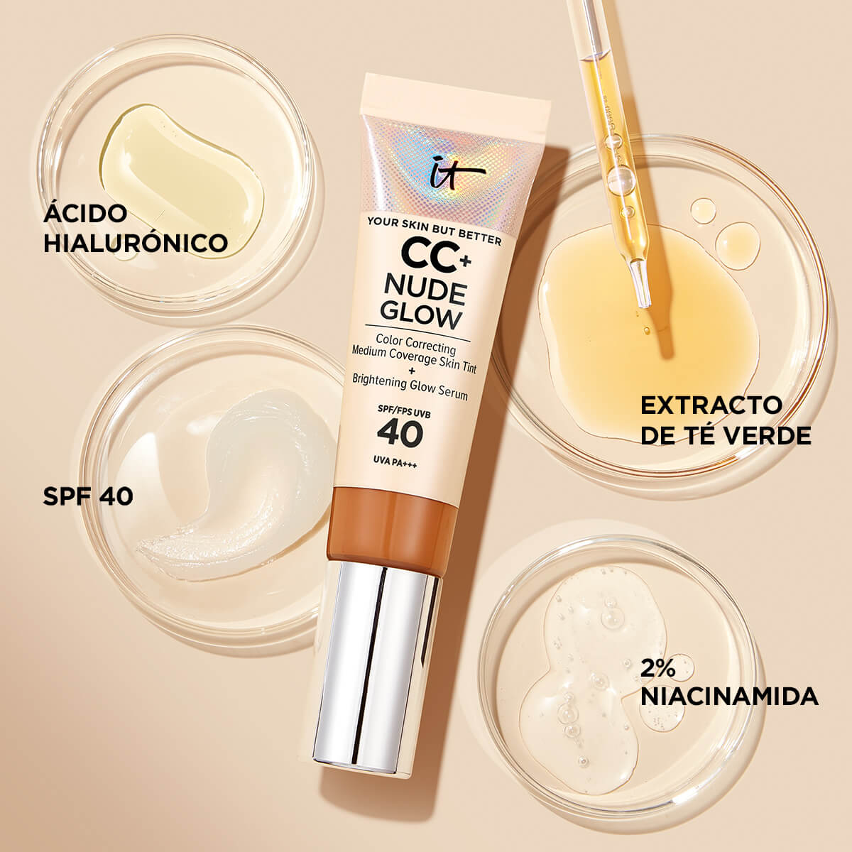 CC NUDE GLOW (BASE DE MAQUILLAJE)